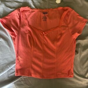 short sleeve crop top